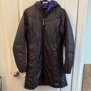 Black Hooded Women's Jacket